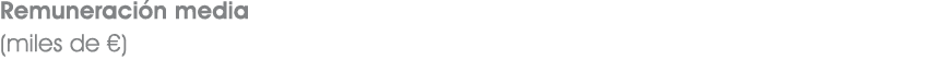 Remuneraci n media (miles de €)