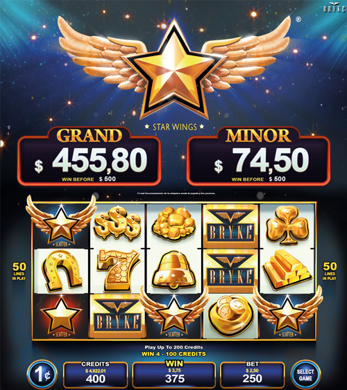 Video Slot - Multigame Standalone - Hot Deal - Star Wings