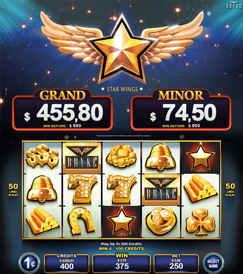 Video Slot - Multigame Standalone - Hot Deal - Star Wings