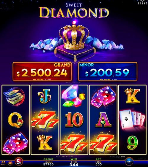 Zitro Games - Video Slot - Multigame Standalone - Sweet Diamond