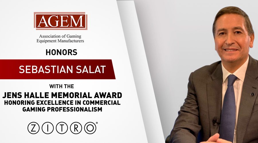 AGEM HONORS SEBASTIÁN SALAT WITH THE “JENS HALLE MEMORIAL AWARD"