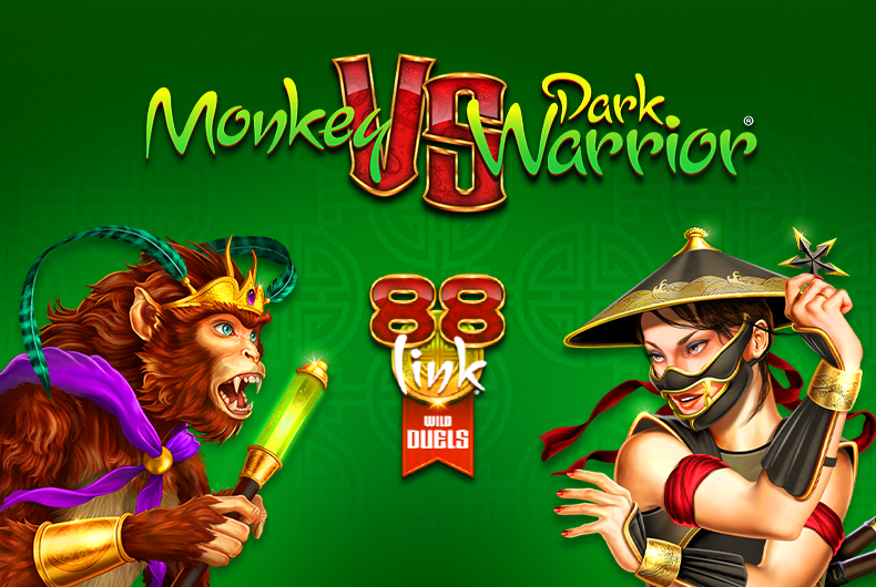 Monkey vs Dark Warrior - 88 Link Duels - Video Slot - Zitro Games