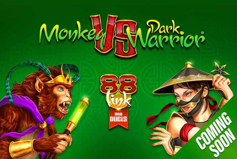 Monkey vs Dark Warrior - 88 Link Duels - Video Slot - Zitro Games