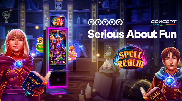 Spell Realm de Zitro en el mueble CONCEPT, con los títulos Lunar y Solar, pociones Boost y Super Boost y Bonus Link.